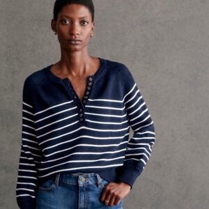 Sezane - Leontine - Écru/Navy